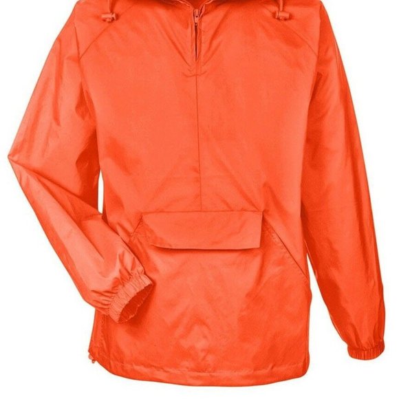 UltraClub Adult Quarter-Zip Hooded Pullover Pack-A - Picture 3 of 3